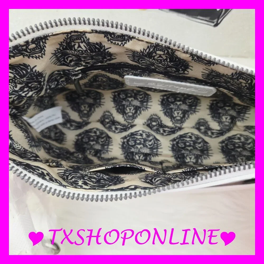 💗💀Ed Hardy Crystal Embellished Crossbody Purse💀💗